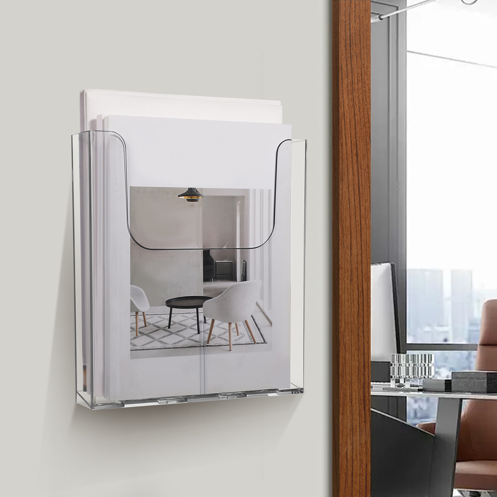 2 buah Rak Penyimpanan Dinding - Magazine Holder Rack ulasan dan harga