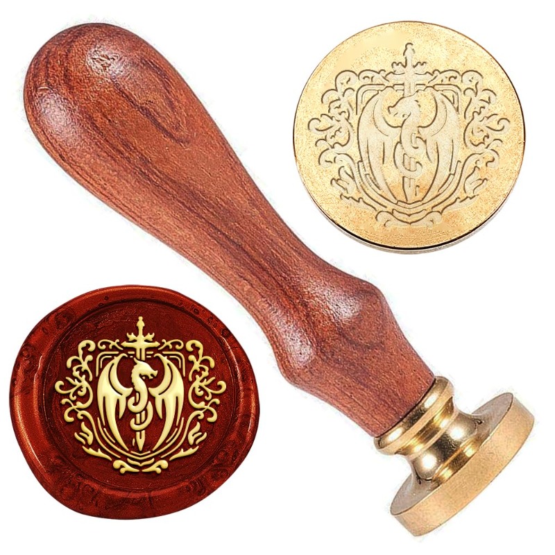 1 buah cap segel lilin Pedang  - Wax Seal Stamp Set ulasan dan harga