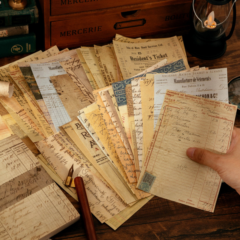 100 lembar Vintage INS pola bu - Ink Blotter Paper ulasan dan harga