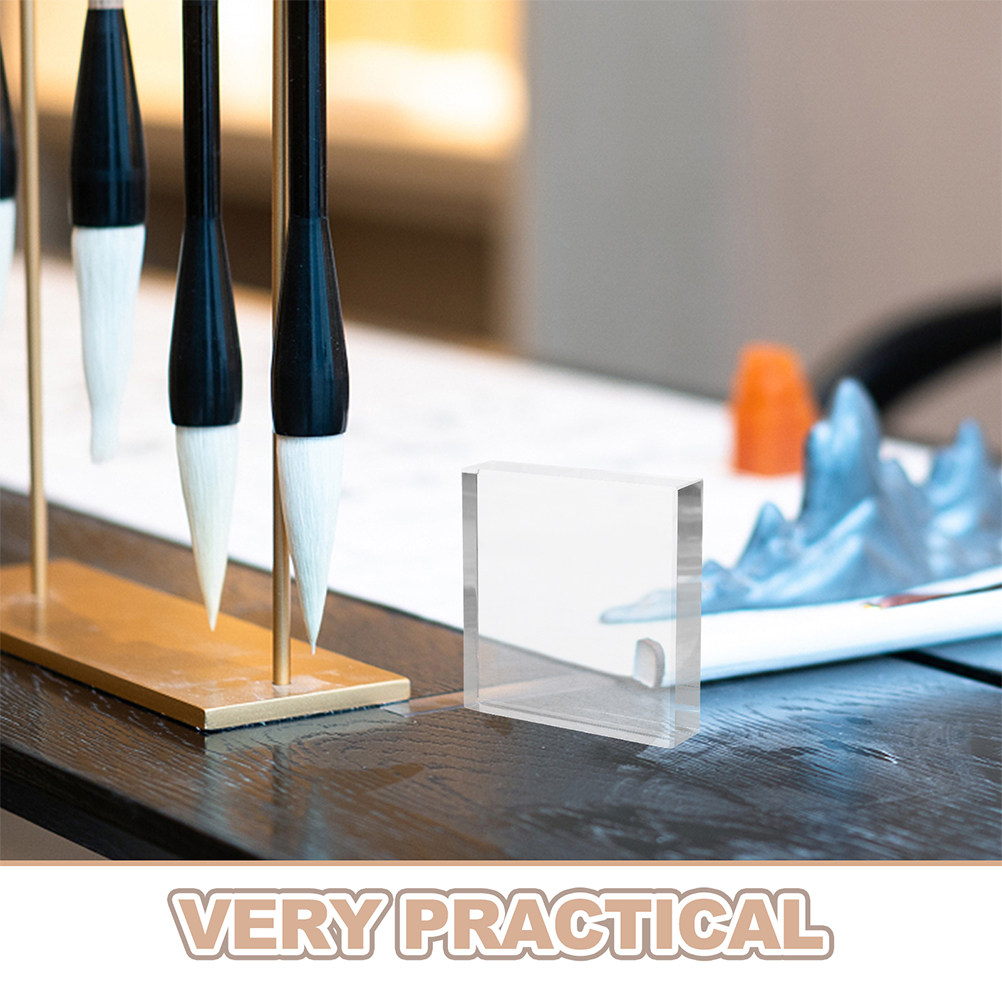 Pemberat Kertas Kristal Perseg - Paper Weight Crystal ulasan dan harga